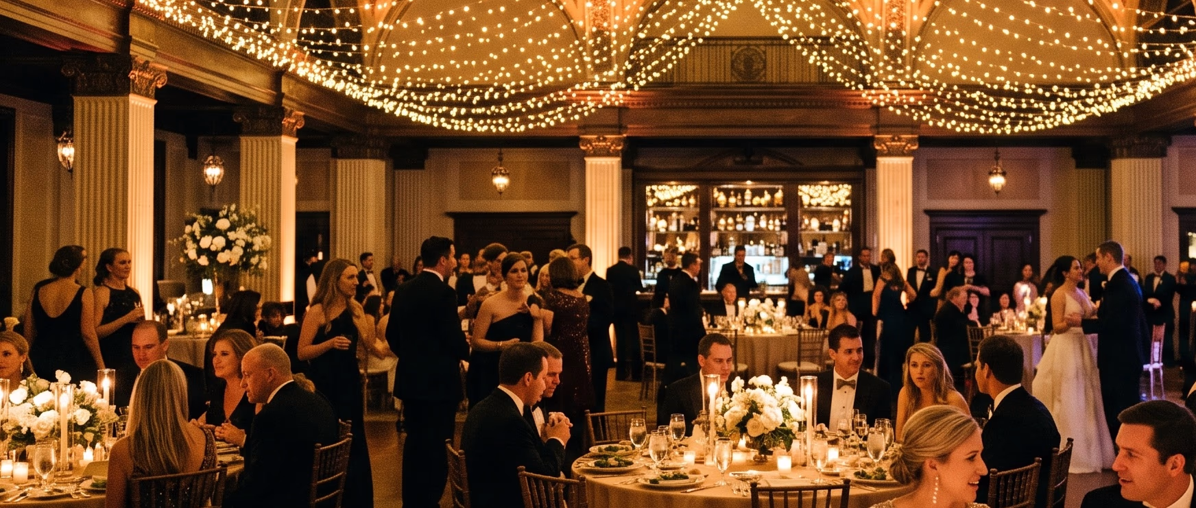 Event hall setting